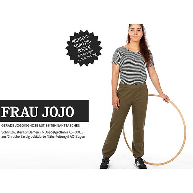 FRAU JOJO Träningsbyxor med fickor i sidsömmen | Studio Schnittreif | XS-XXL,  image number 1