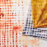 GOTS Bomullsbatist Brodyrtyg rutor med färggradient | TCC x LOOKS by Wolfgang Joop – currygul,  thumbnail number 7