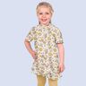 Muslin/Dubbel-krinkelväv retro-blommor – vit,  thumbnail number 6