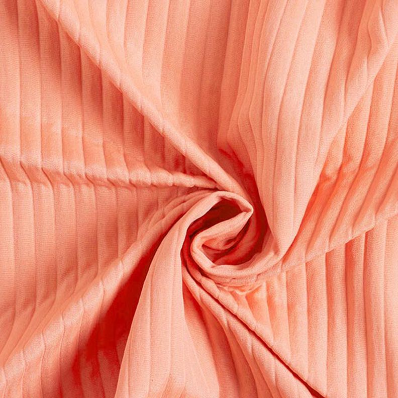 Stretchjacquard 3D-ränder | Fibre Mood – lax, image number 4