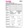 Klänning | Burda 5813 | 36-46,  thumbnail number 9