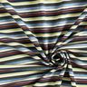 Viskosjersey Färgglada ränder med glitter – marinblått/mildgrönt,  thumbnail number 3