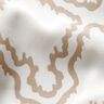 Bomullstyg serpentinlinjer – beige/mörkbeige,  thumbnail number 3
