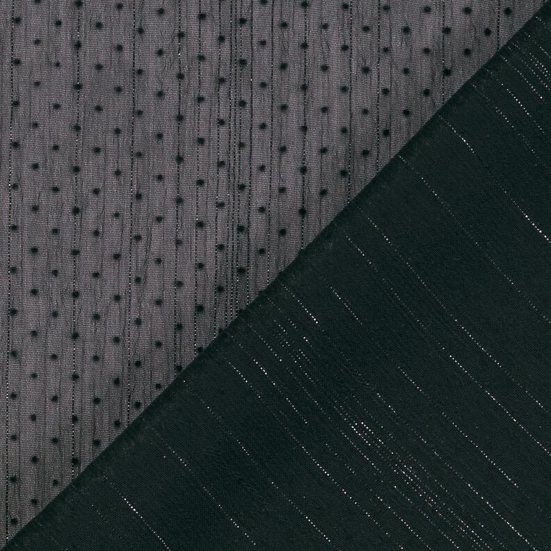 chiffong glitterränder och prickar – svart, image number 4