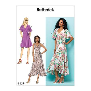 Omlottklänning, Butterick 6554 | 32 - 40, 