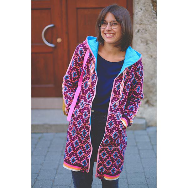 GOTS Ribbade muddar CUFF ME COLLEGE [ 140 cm | 7 cm ] | Albstoffe – bordeauxrött/rött,  image number 5
