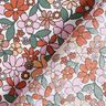 Bomullstyg Kretong små retroblommor – vit/rosa,  thumbnail number 4