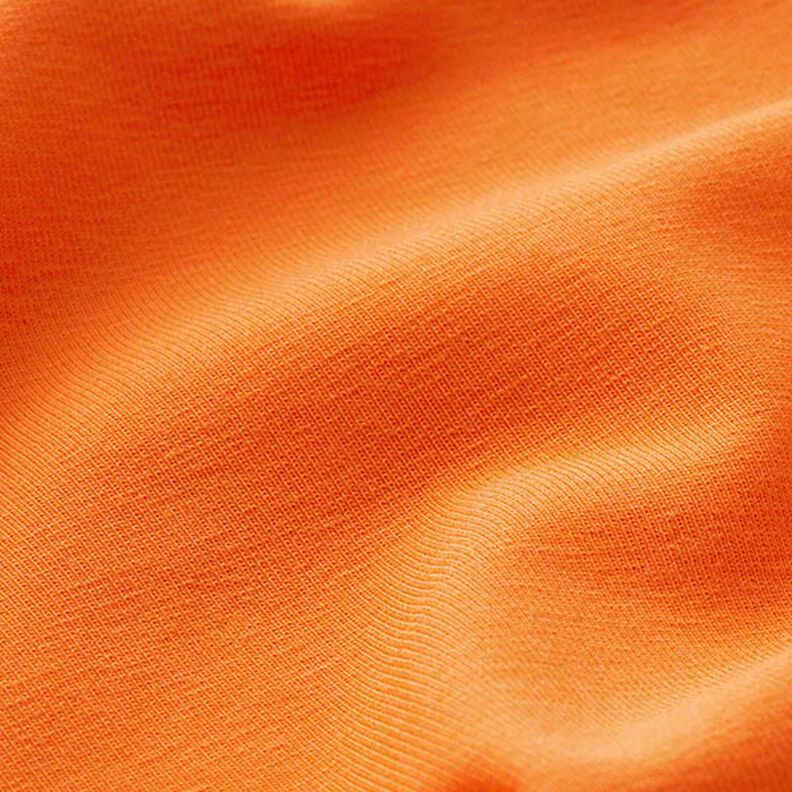 Bomullsjersey medium enfärgad – brandgul,  image number 4