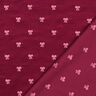 Babymanchester broderade rosetter | Poppy Fabrics – karminröd,  thumbnail number 4