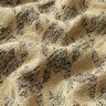 Dubbelvävt tyg med stort hundtandsmönster – beige/grått,  thumbnail number 2