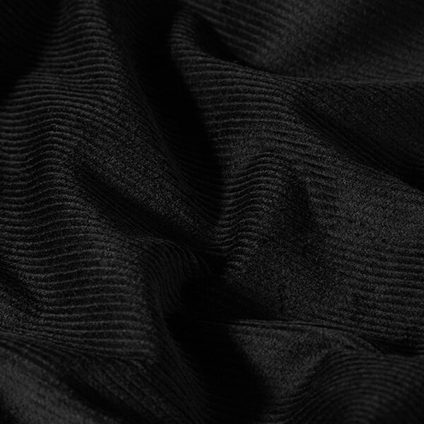 Elastisk manchester, förtvättad – svart,  image number 2