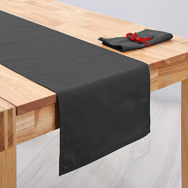 Dekorationstyg Canvas – mörkgrå,  image number 4