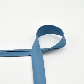 Skråband i bomull Poplin [20 mm] – blå, 