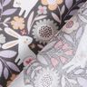 Bomullspoplin kaniner på blomsterängen – mörkgrå,  thumbnail number 4