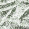 Dekorationstyg Panama målade blad – vit/pinjegrön,  thumbnail number 2