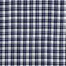 Bomullsflanell små rutor – marinblå/yllevit,  thumbnail number 1