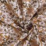 Bomullspoplin blomsterhav – vit/ljusbrun,  thumbnail number 3
