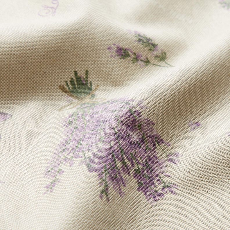 Behandlad bomull lavendelbukett – natur/lavender,  image number 3