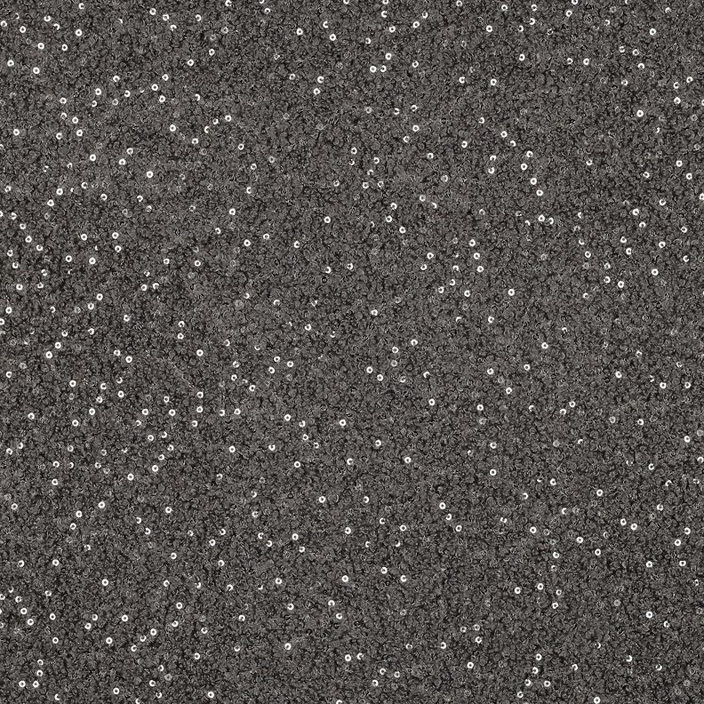Stickad Bouclé Paljetter Enfärgat | Poppy Fabrics – grått, image number 1