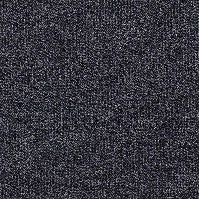 stickad bouclé melange – nattblå,  image number 5
