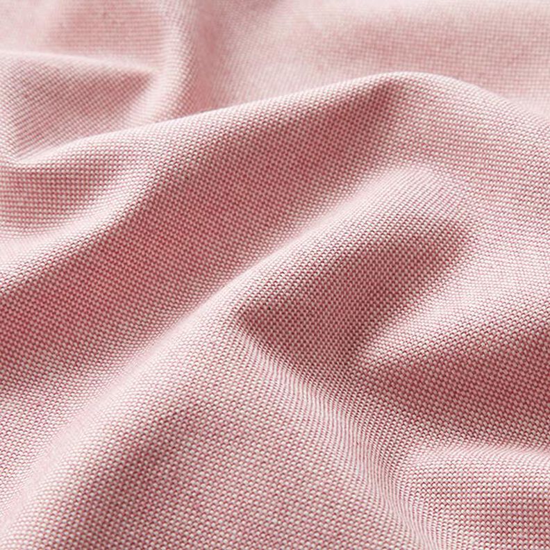 Dekorationstyg halvpanama chambray återvunnet – rose, image number 2