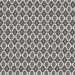 Stretch Jacquard Viskosmix Ädla diamanter – yllevit/grått, 