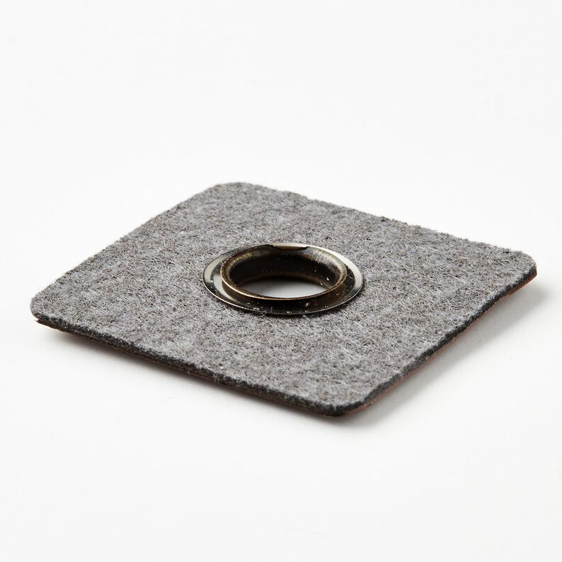 Öljettlapp [30 x 30 mm] – brons/koppar,  image number 3