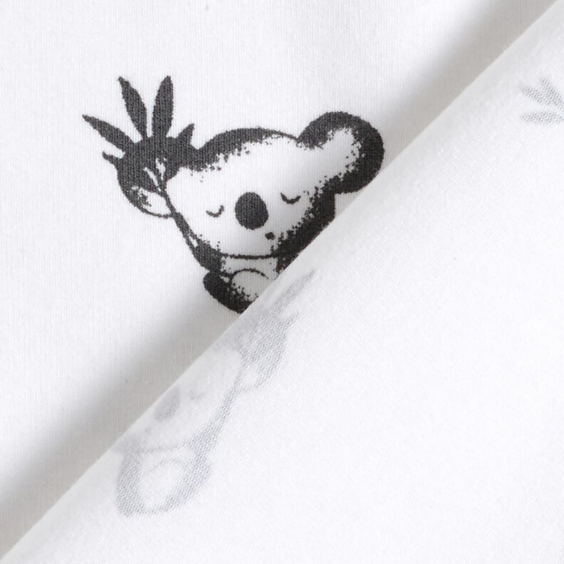 Bomullsjersey Liten koala – elfenbensvit, image number 4