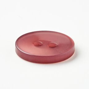 2-hålsknapp blank [Ø 15 mm] – mörk gammalrosa, 