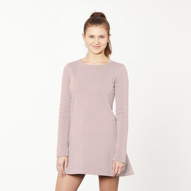 fransk frotté glitter – gammalt rosa,  image number 8