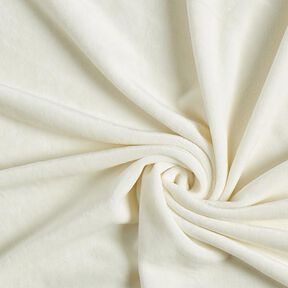 Stretchsammet Plyschtyg – vit, 