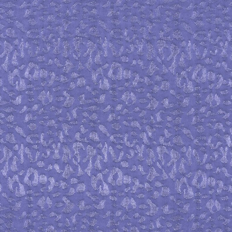 Viskostyg leopardmönster – blålila,  image number 1