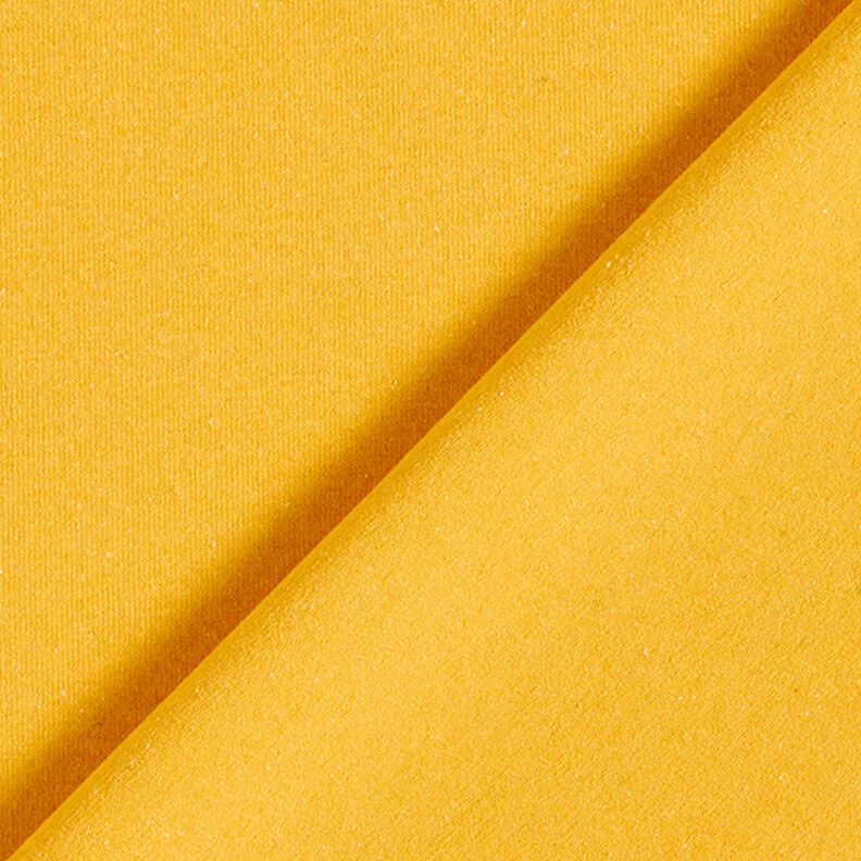 Återvunnen jersey bomullsblandning – currygul,  image number 3