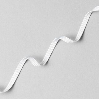 Gummiband [ 200 m x 5 mm ] – vit, 