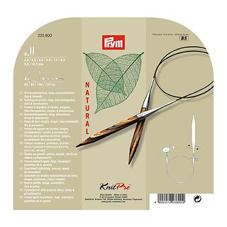 Rundstickor, set Natural, 12 delar [4,0 – 10,0] | Prym, 