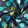 Regnjackstyg färgglada cirklar – nattblå,  thumbnail number 4
