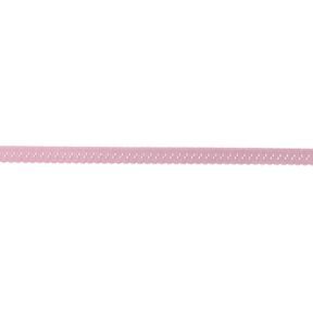 Elastistiskt infattningsband Spets [12 mm] – gammalt rosa, 