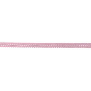 Elastistiskt infattningsband Spets [12 mm] – gammalt rosa, 