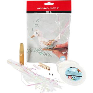 Mini Kreativ-Set Fåglar att klämma fast [ 1 styck ], 