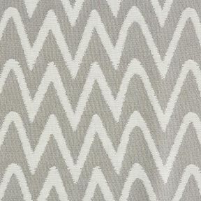 Outdoortyg jacquard Ikatmönster – ljusgrått, 