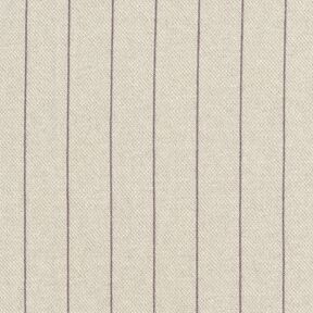 Stickad jacquard kritstrecksrandigt – beige/mörkbrun, 