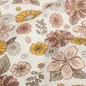 Muslin/Dubbel-krinkelväv retro-blommor – vit,  thumbnail number 2