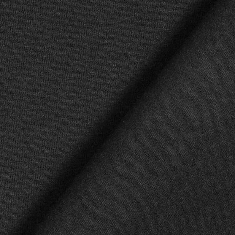 Bambus Viskosjersey Enfärgat – svart,  image number 5