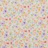 viskostyg Dobby hav av kronblad i akvarell digitaltryck – elfenbensvit/lavender,  thumbnail number 1