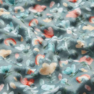 Mysfleece präglade prickar och blommor – vass, 