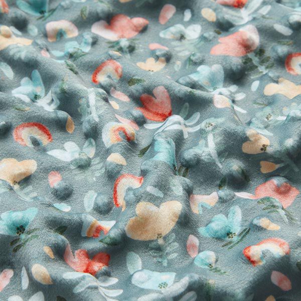 Mysfleece präglade prickar och blommor – vass, image number 2