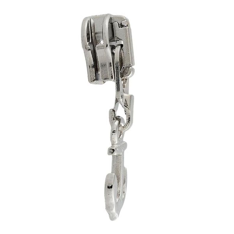 Dragkedjelöpare ankare, 5 mm | Prym – silver metallic,  image number 2