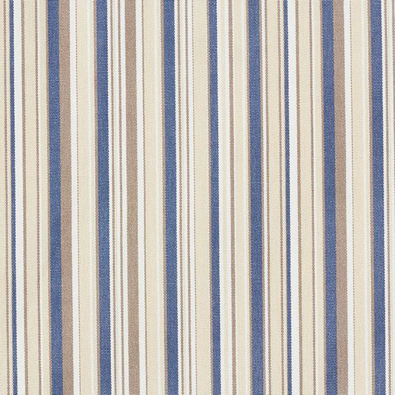 Markistyg smala ränder – beige/jeansblå,  image number 1