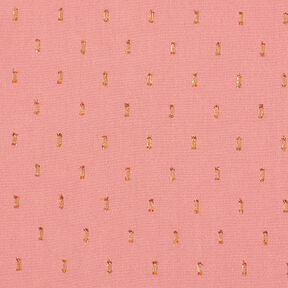 Viskostyg glitterdroppar – gammalt rosa, 