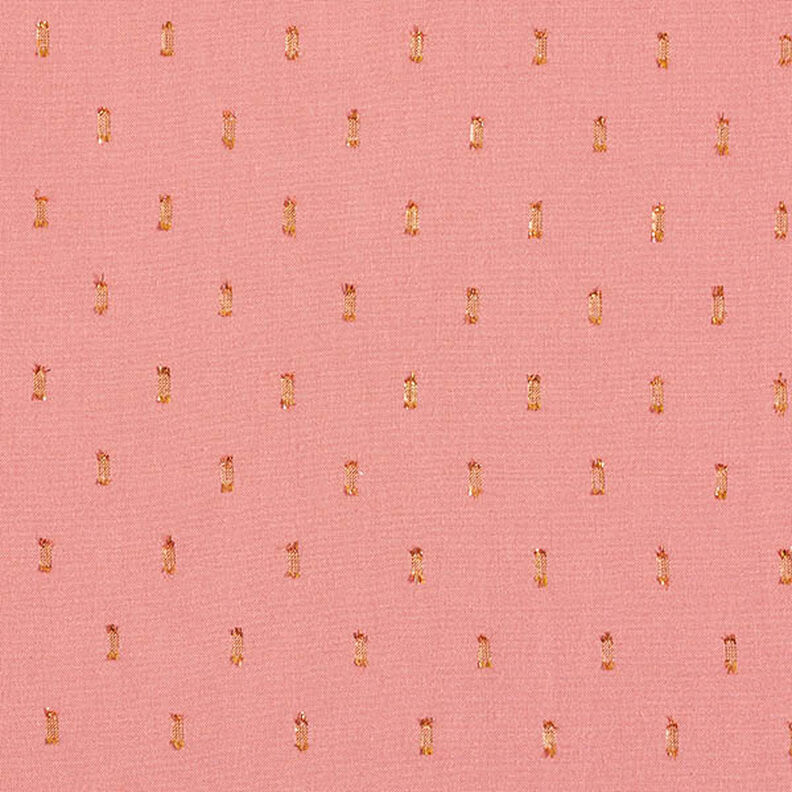 Viskostyg glitterdroppar – gammalt rosa,  image number 1